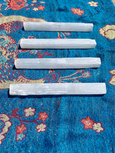 Load image into Gallery viewer, 2 Pack - Healing Selenite Wands 8"